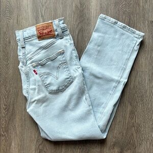 levi’s ribcage straight ankle jeans, women’s size 25 !!